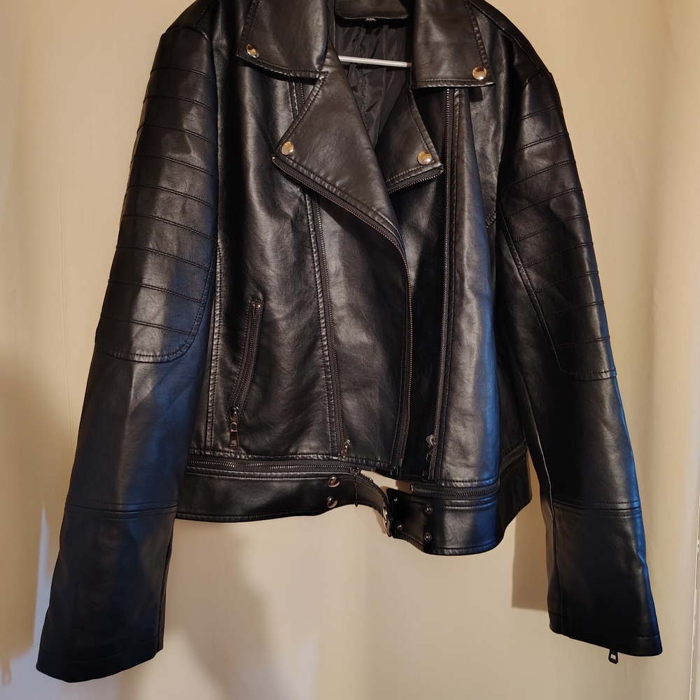 Women's Black Leather Jacket